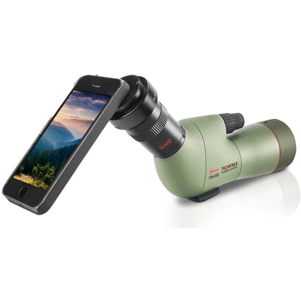 Kowa_TSN-553_55mm_Prominar_Pure_Fluorite_Angled_Spotting_Scope_with_Phone